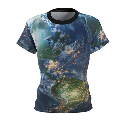 World Globe Map Inspired T-Shirt