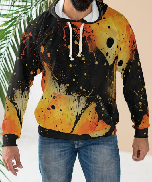 Crazy Splatter Paint Hoodie