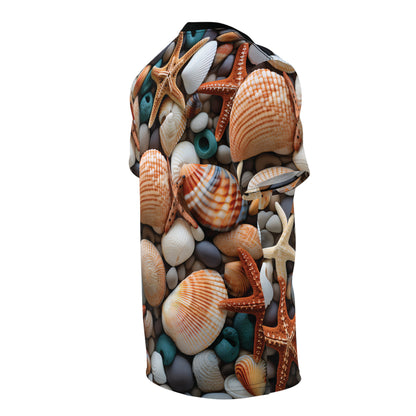 Rocky Beach with Shells T-Shirt