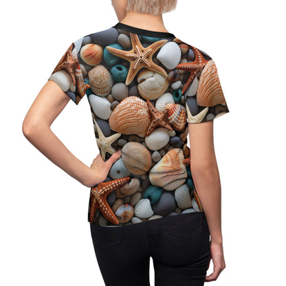 Rocky Beach with Shells T-Shirt