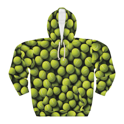 Tennis Balls Pattern Hoodie