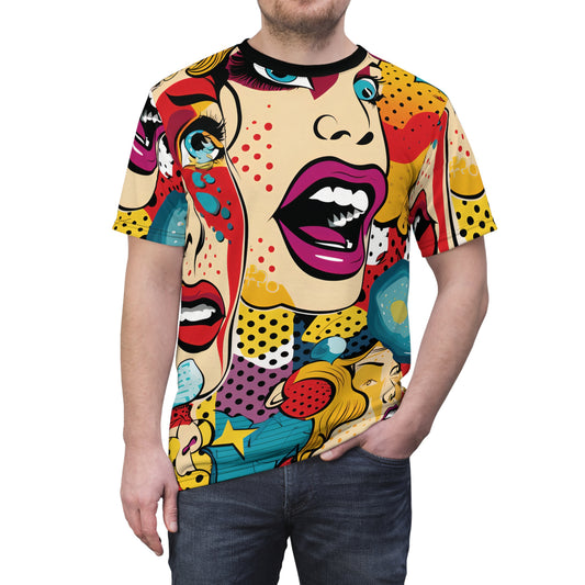 Pop Art Chick Funky T-Shirt