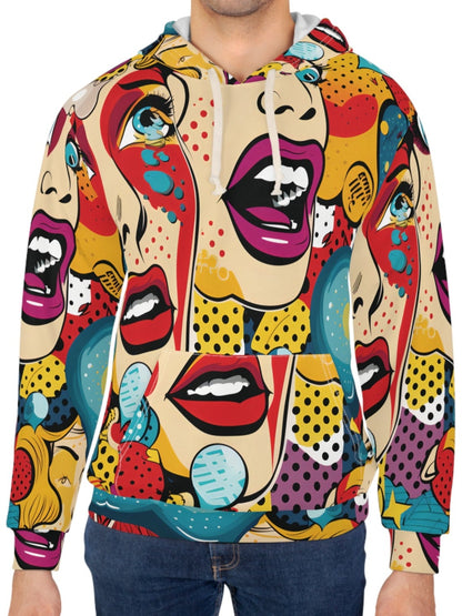 Pop Art Chick Funky Hoodie