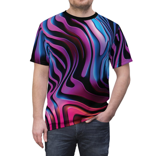 Stylish Colorful Zebra Skin T-Shirt