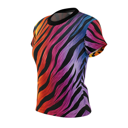 Colorful Electrifying Zebra T-Shirt