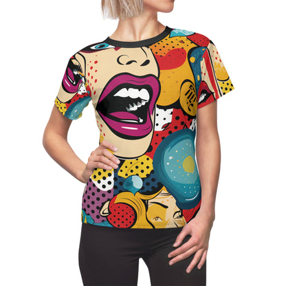 Pop Art Chick Funky T-Shirt