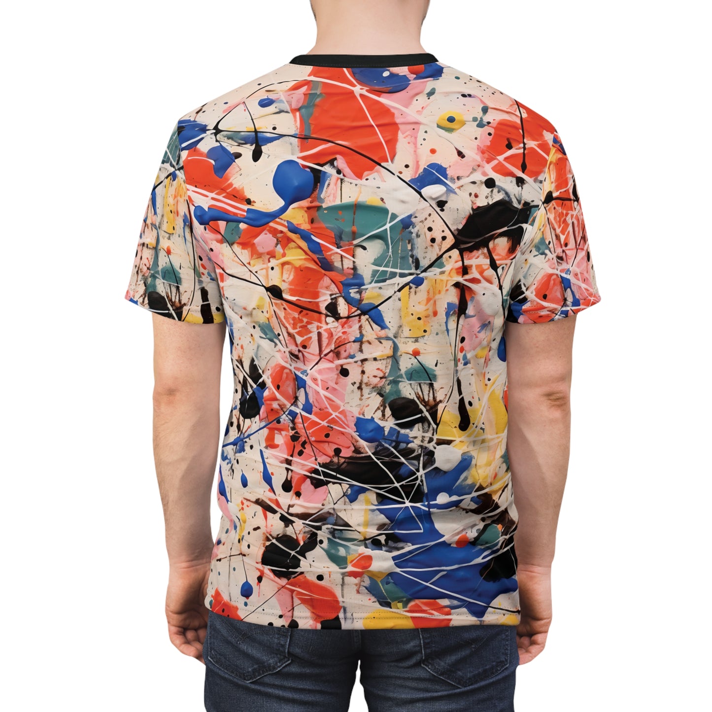 Abstract Jackson Pollock Inspired T-Shirt