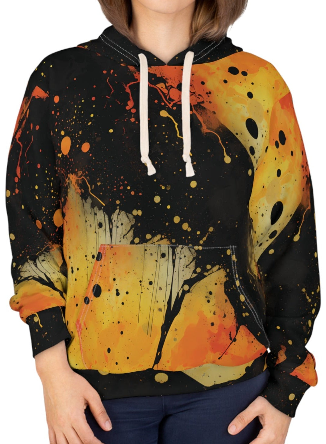 Crazy Splatter Paint Hoodie