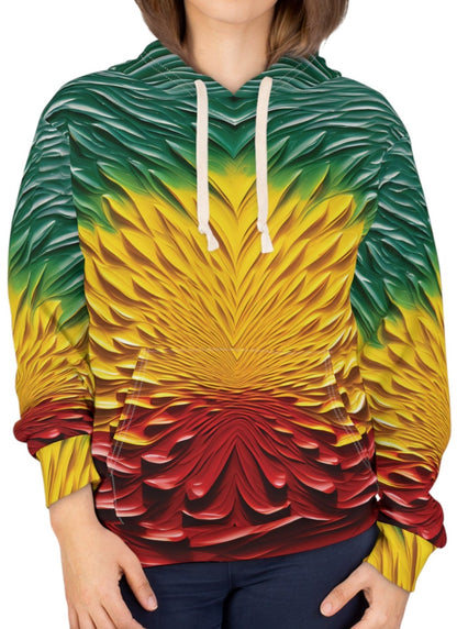 African Furry Parrot Hoodie