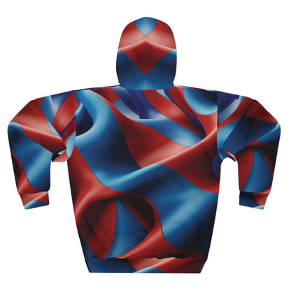 Red and Blue New Wave Hoodie