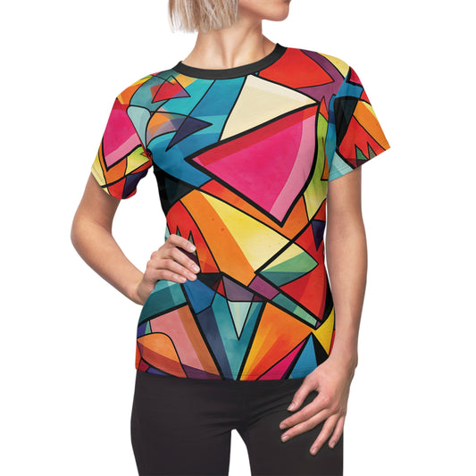 Geometric Shapes Abstract Artwork T-Shirt