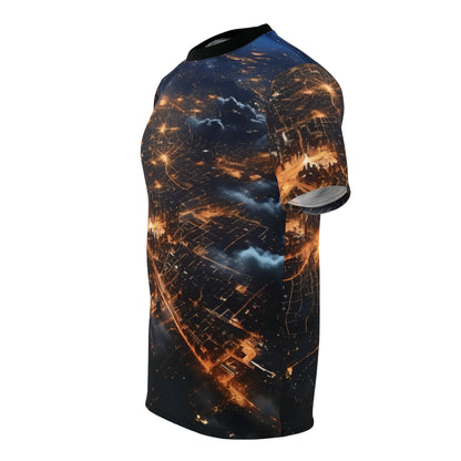 Night City From Space T-Shirt