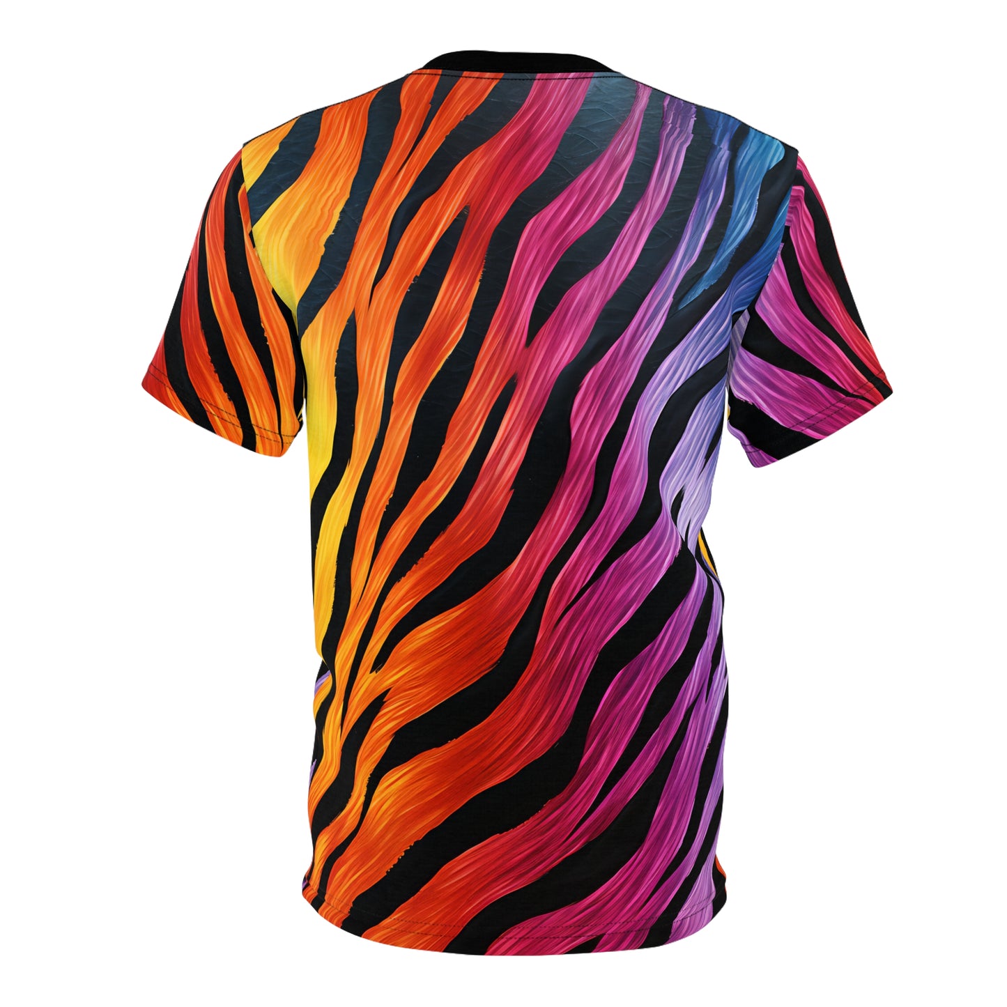 Colorful Electrifying Zebra T-Shirt