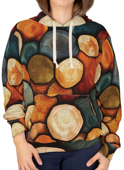 Stump Wooden Forrest Hoodie