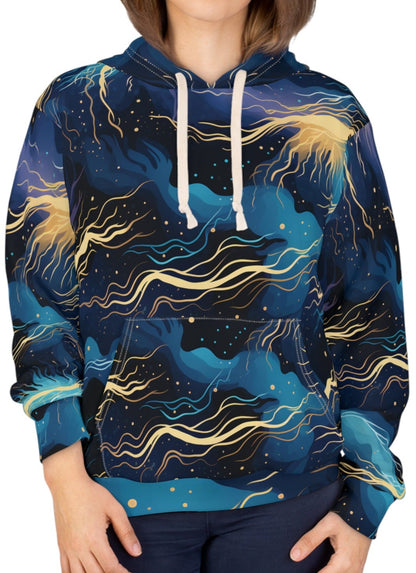 Fairytale of Night Thunderstorm with Lightning Hoodie