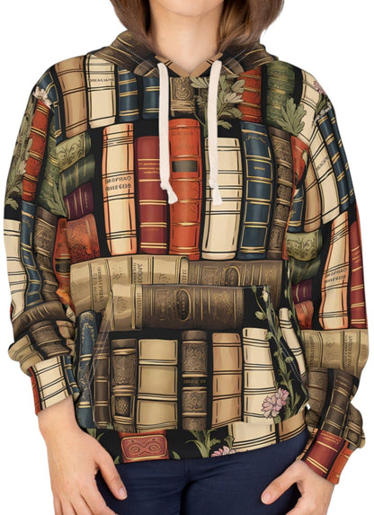 Vintage Bookshelf Hoodie