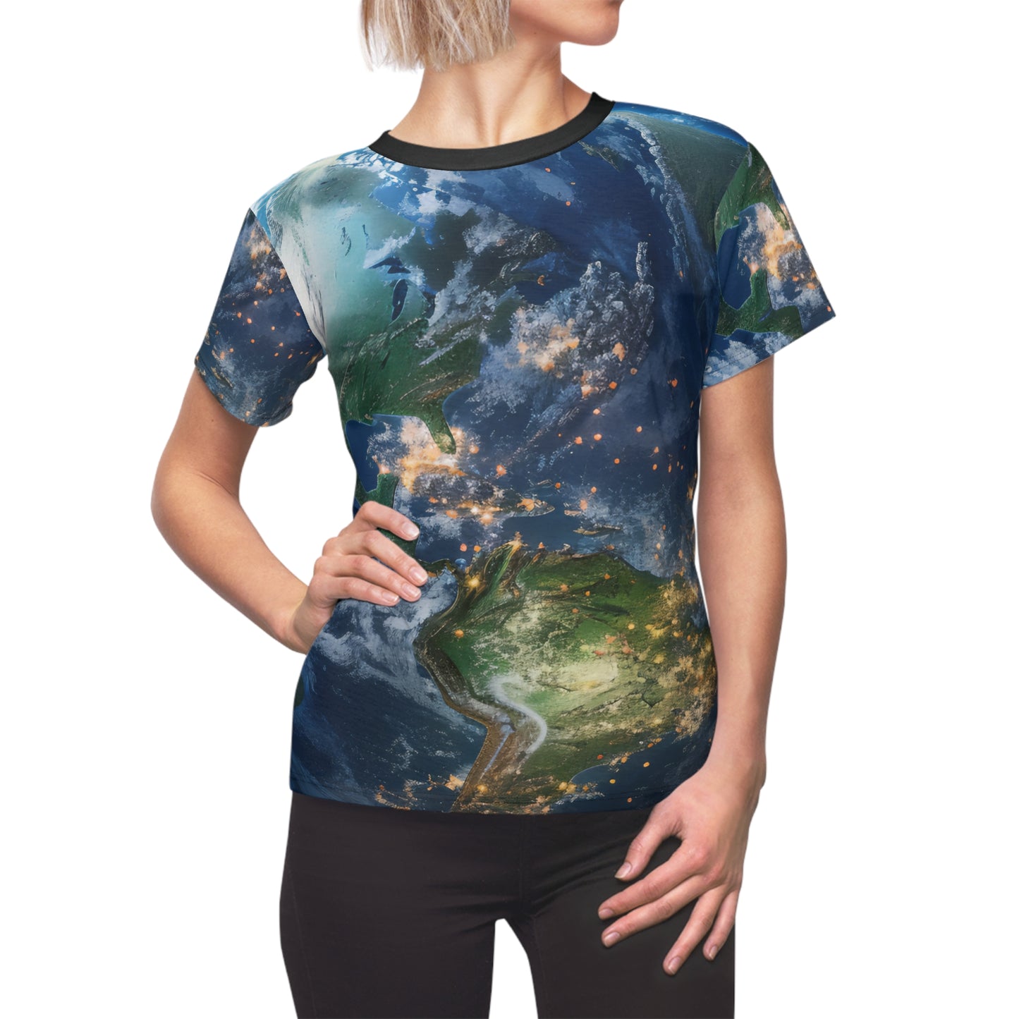 World Globe Map Inspired T-Shirt