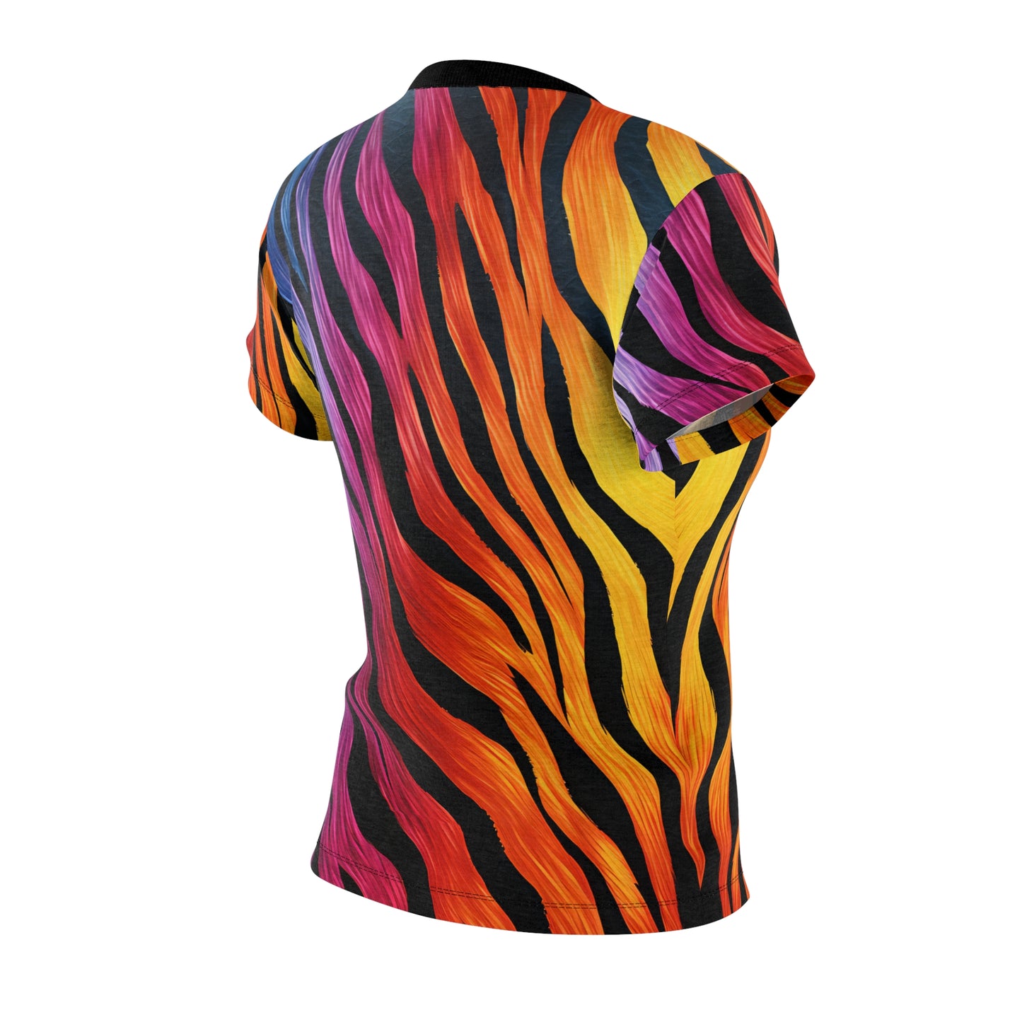 Colorful Electrifying Zebra T-Shirt