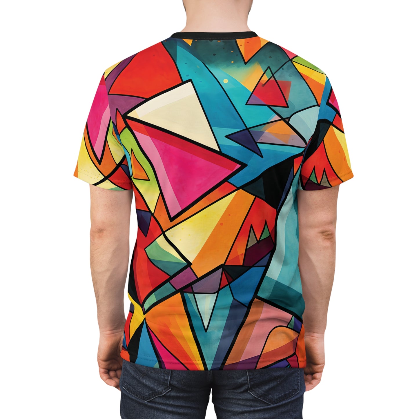 Geometric Shapes Abstract Artwork T-Shirt