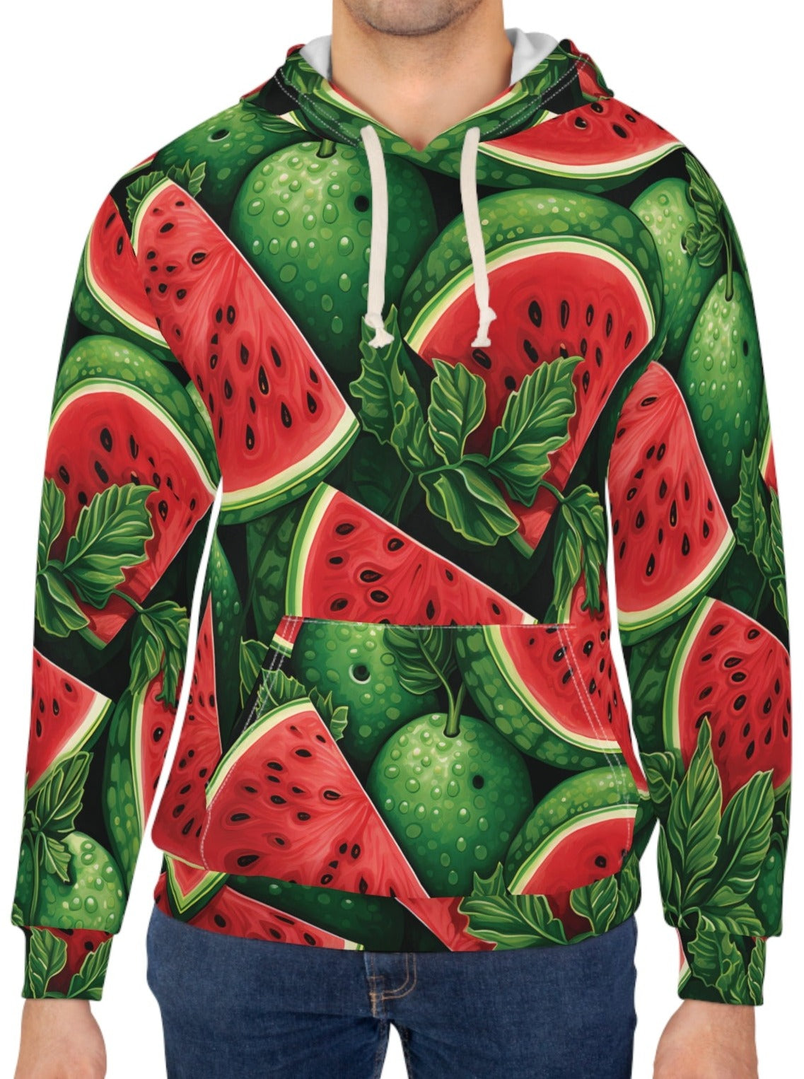 Juicy Red Watermelon Hoodie