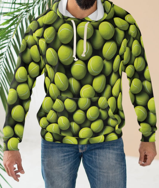 Tennis Balls Pattern Hoodie