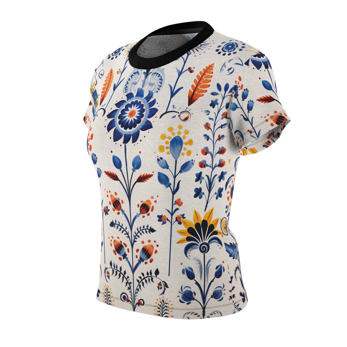 Traditional Flower Ornaments T-Shirt