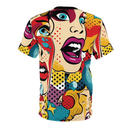 Pop Art Chick Funky T-Shirt