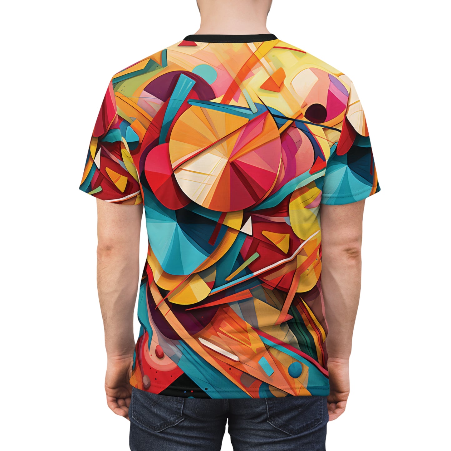 Abstract Colorful Geometrical Artwork T-Shirt