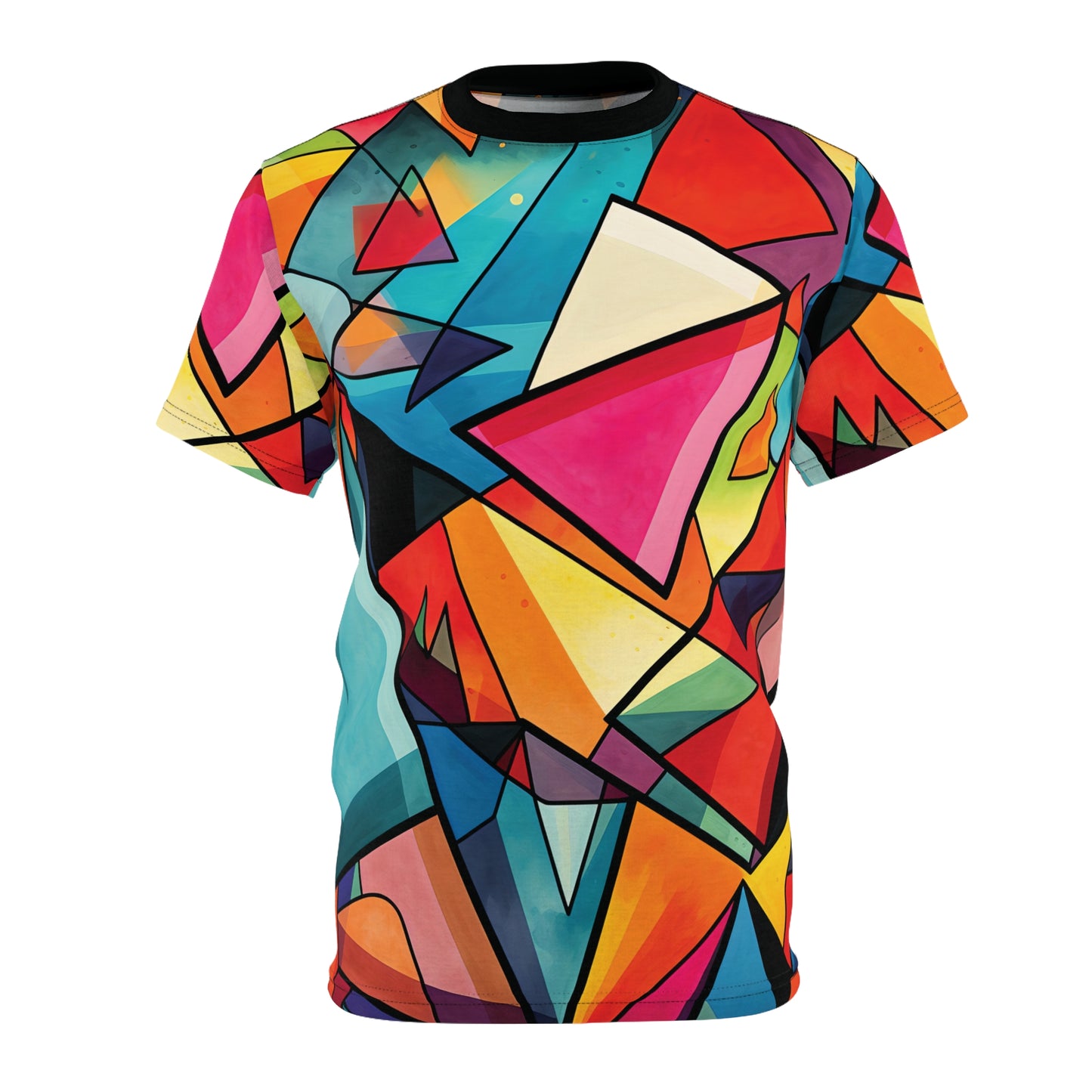 Geometric Shapes Abstract Artwork T-Shirt