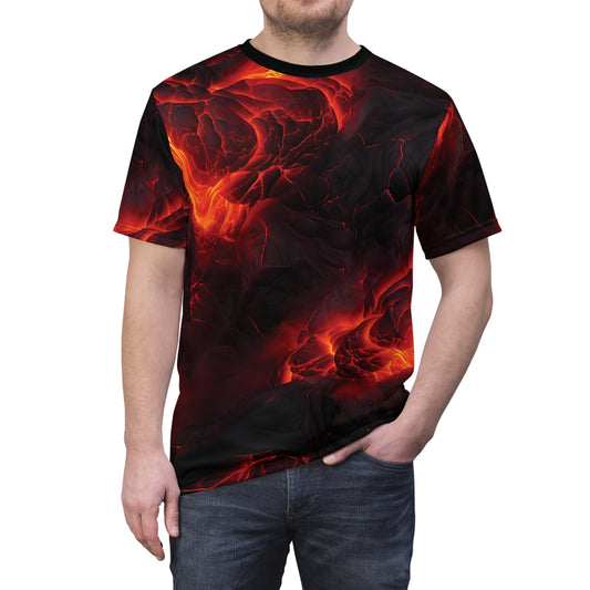 Volcano Lava On Fire T-Shirt