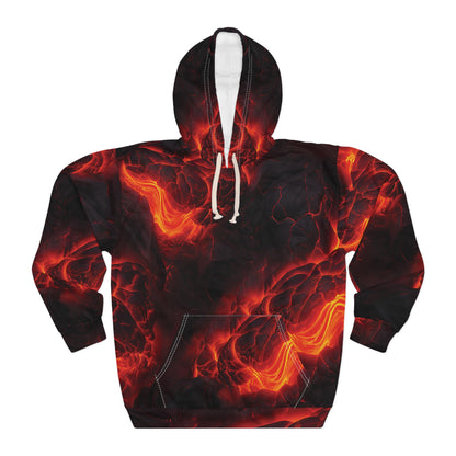 Volcano Lava On Fire Hoodie