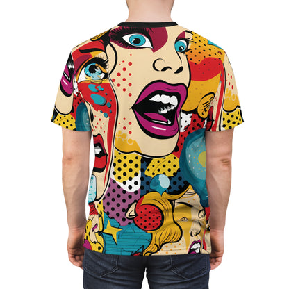 Pop Art Chick Funky T-Shirt