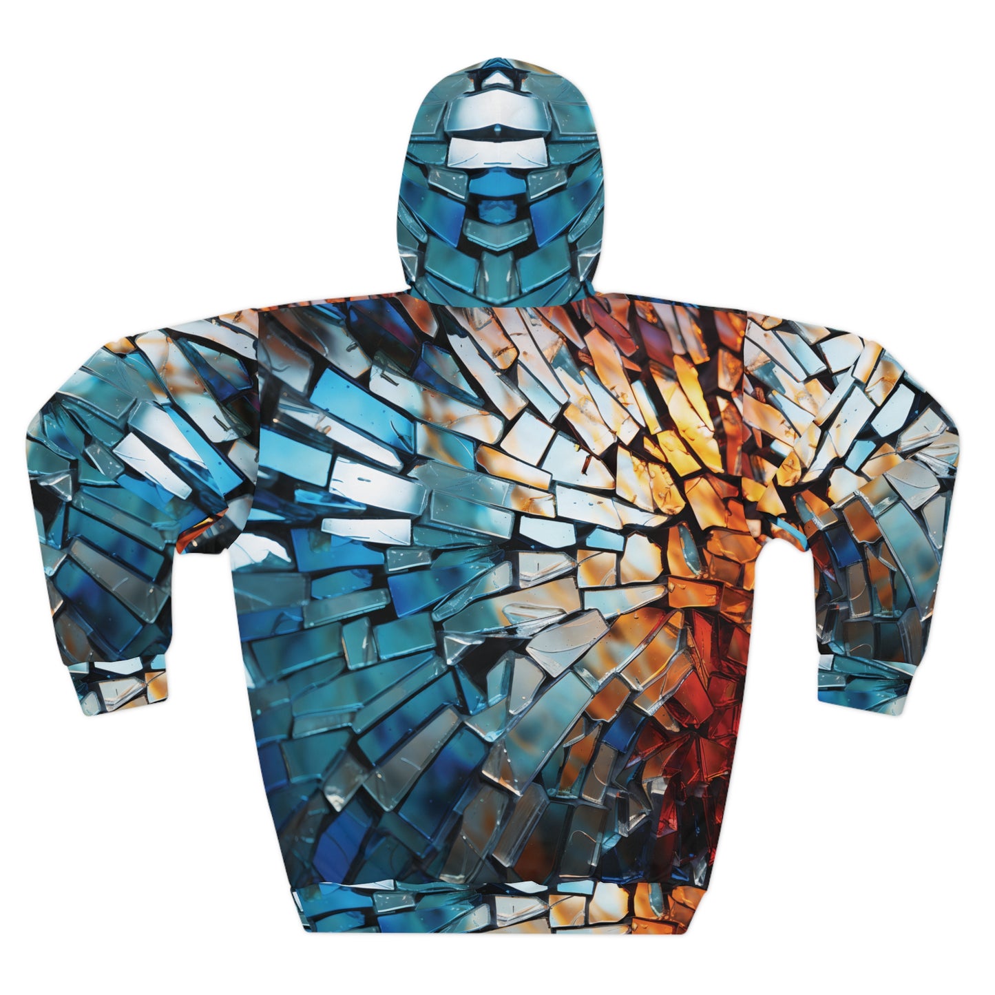 Broken Glass Shard Mosaic Hoodie