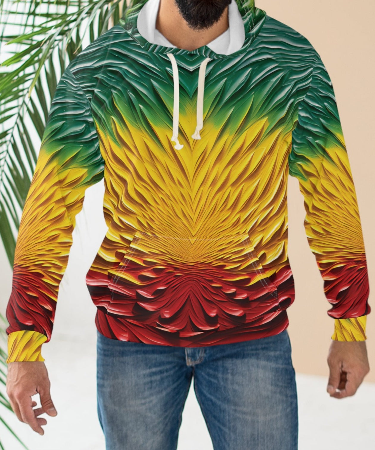 African Furry Parrot Hoodie