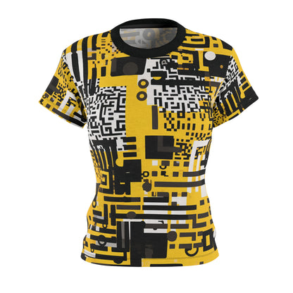 Yellow Black QR Code T-Shirt