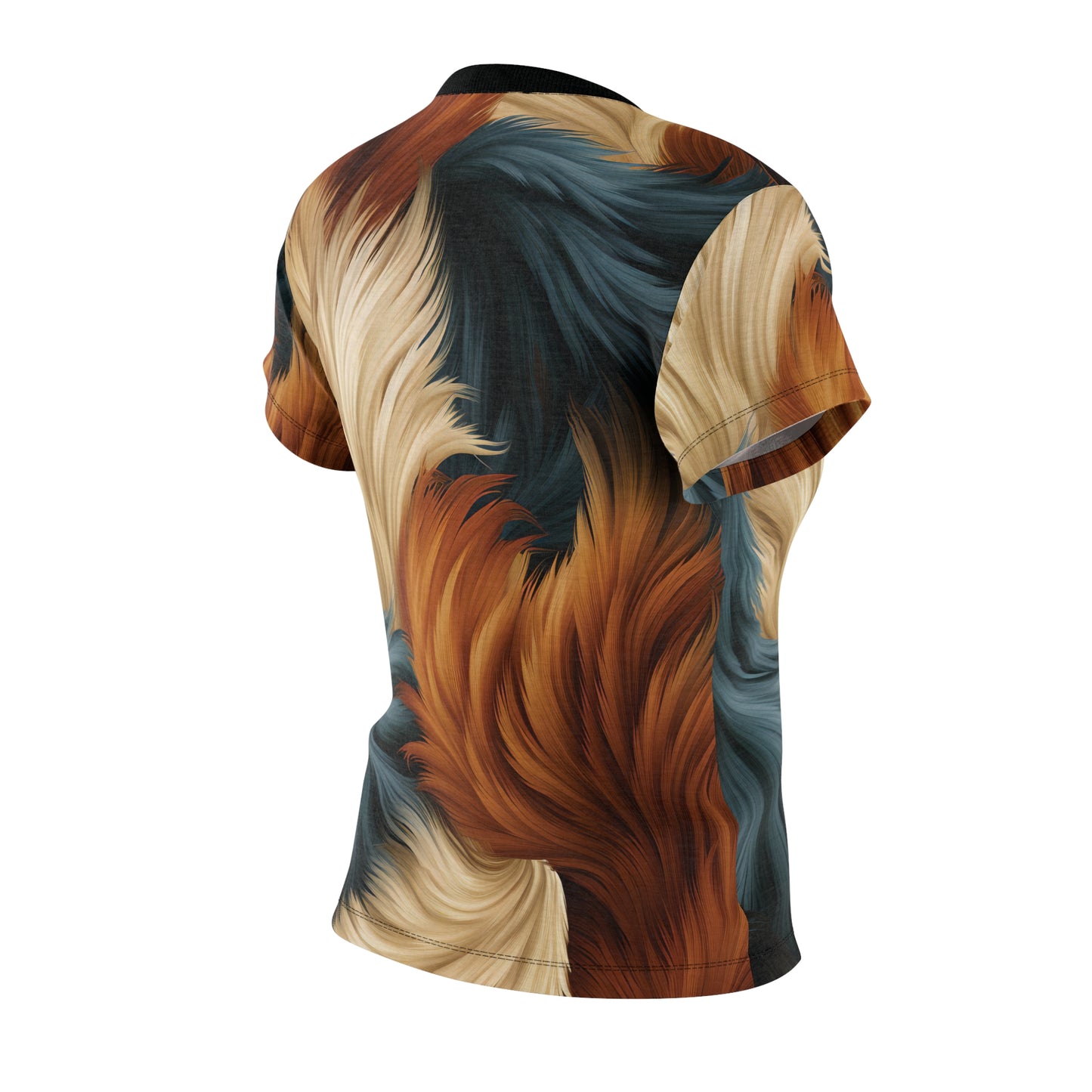 Alf and Border Collie Dog Fur Fusion T-Shirt