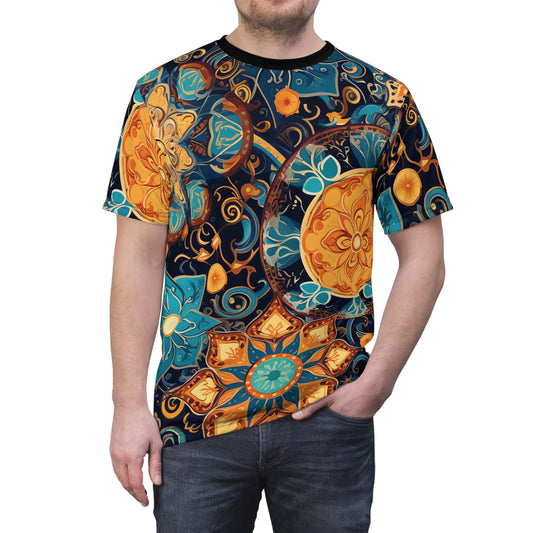 Indian Flowers And Ornaments T-Shirt