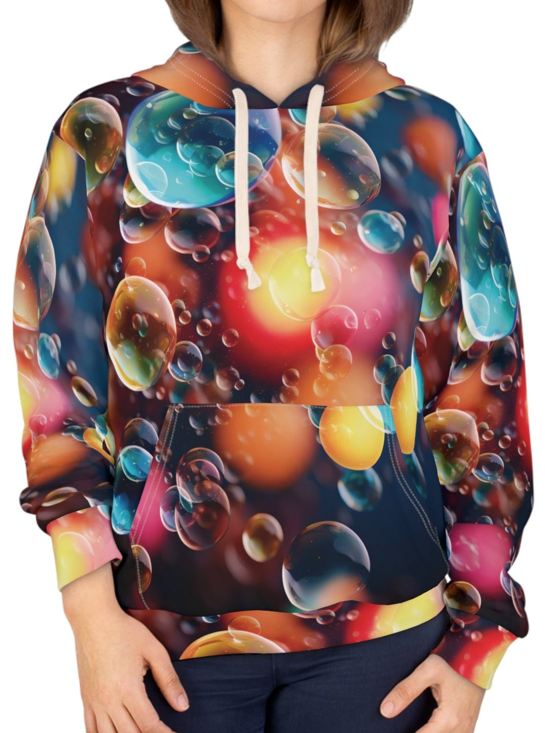 Bubbles And Lights In Universe Hoodie