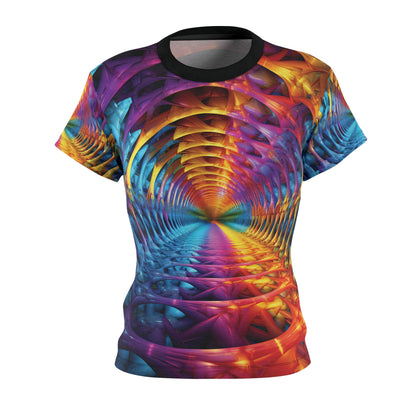 Vibrant Fractal Tunnel T-Shirt