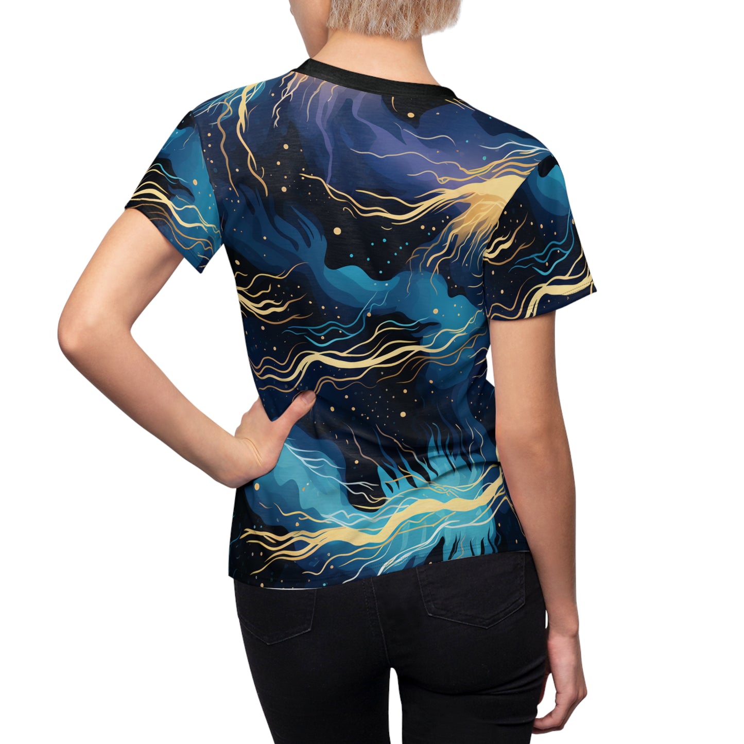 Fairytale of Night Thunderstorm with Lightning T-Shirt