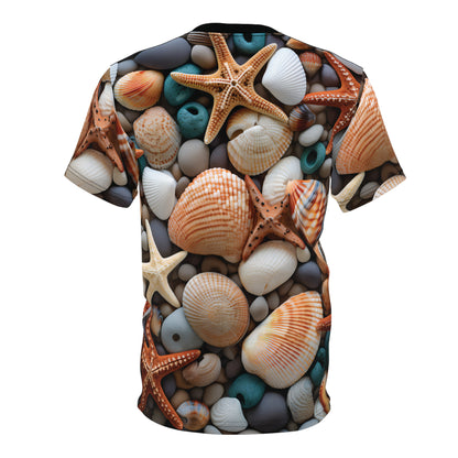 Rocky Beach with Shells T-Shirt