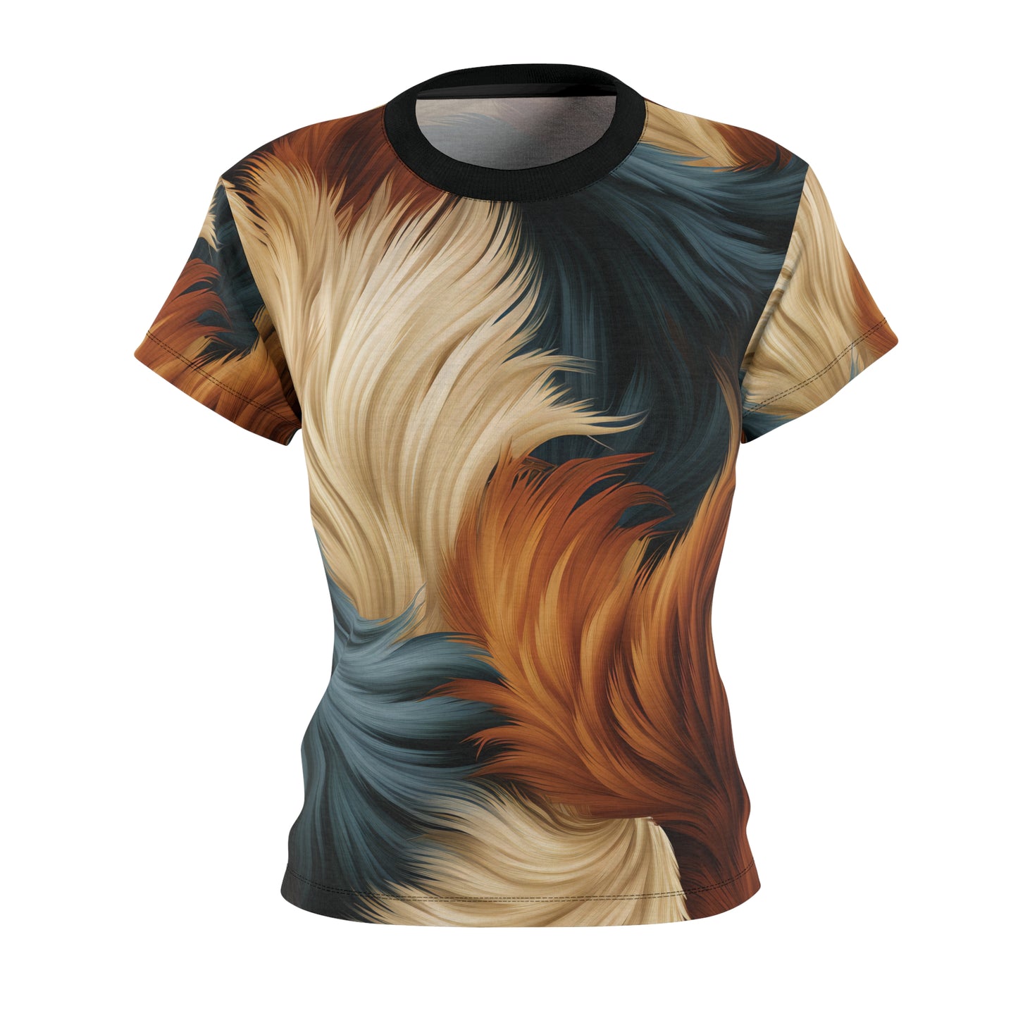 Alf and Border Collie Dog Fur Fusion T-Shirt