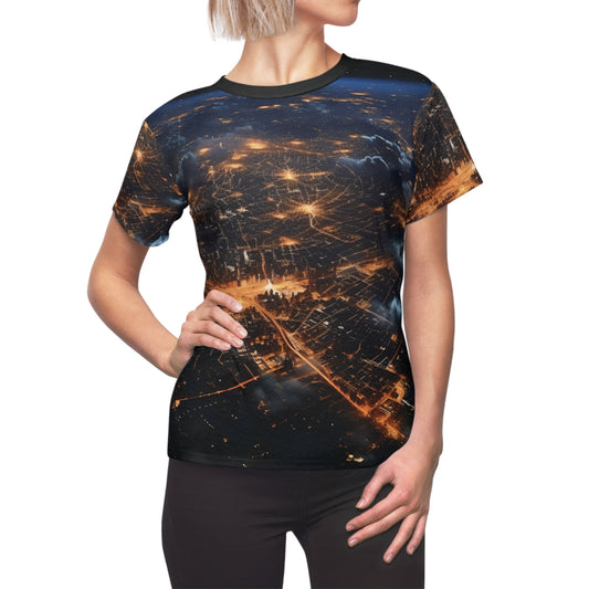 Night City From Space T-Shirt