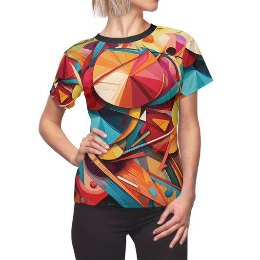 Abstract Colorful Geometrical Artwork T-Shirt