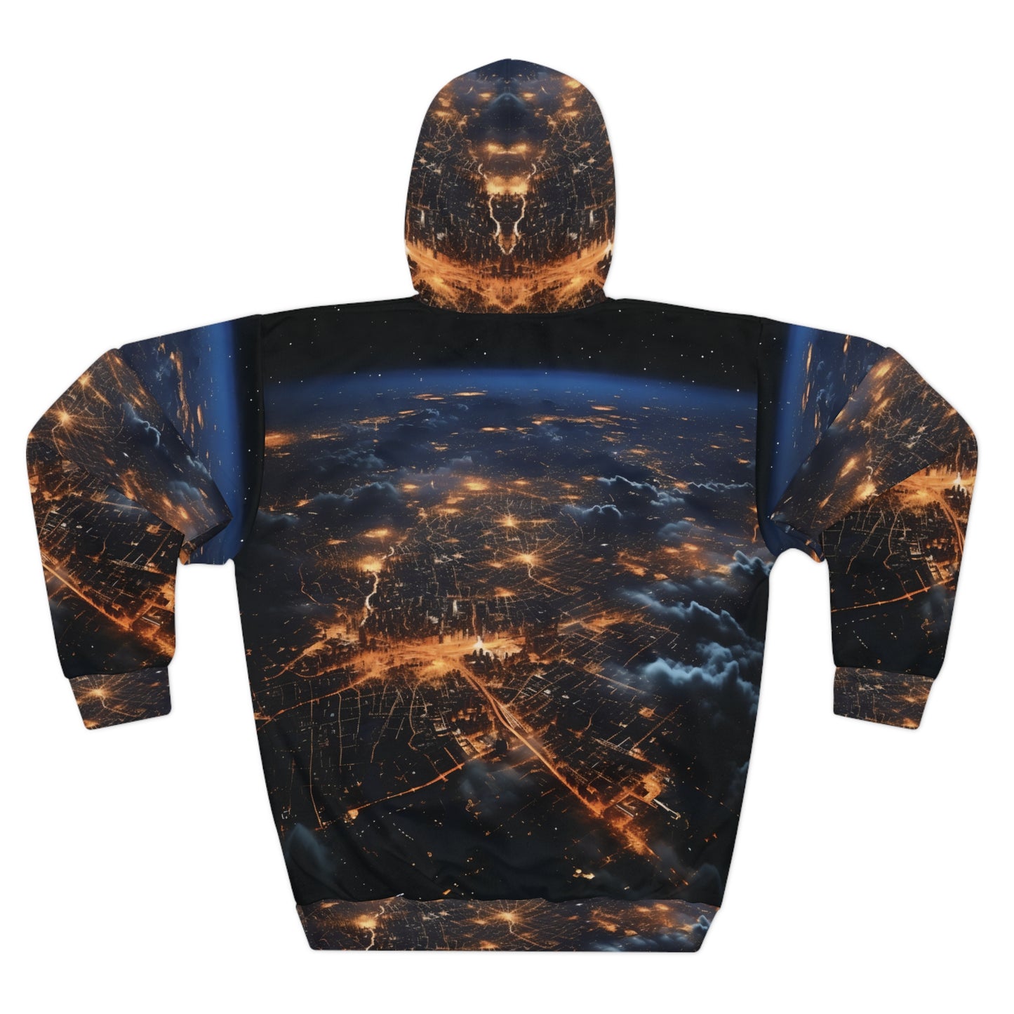 Night City From Space Hoodie