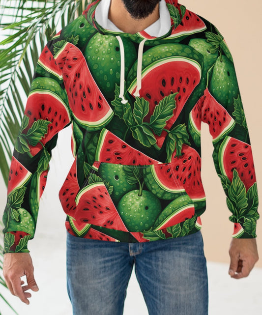 Juicy Red Watermelon Hoodie