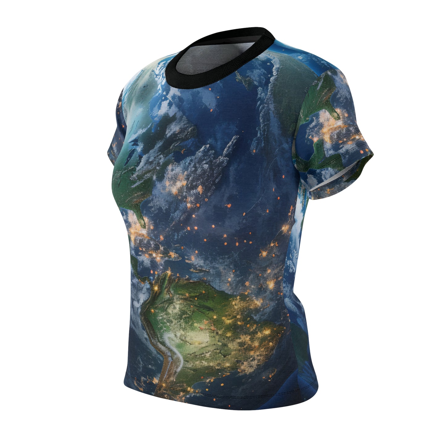 World Globe Map Inspired T-Shirt