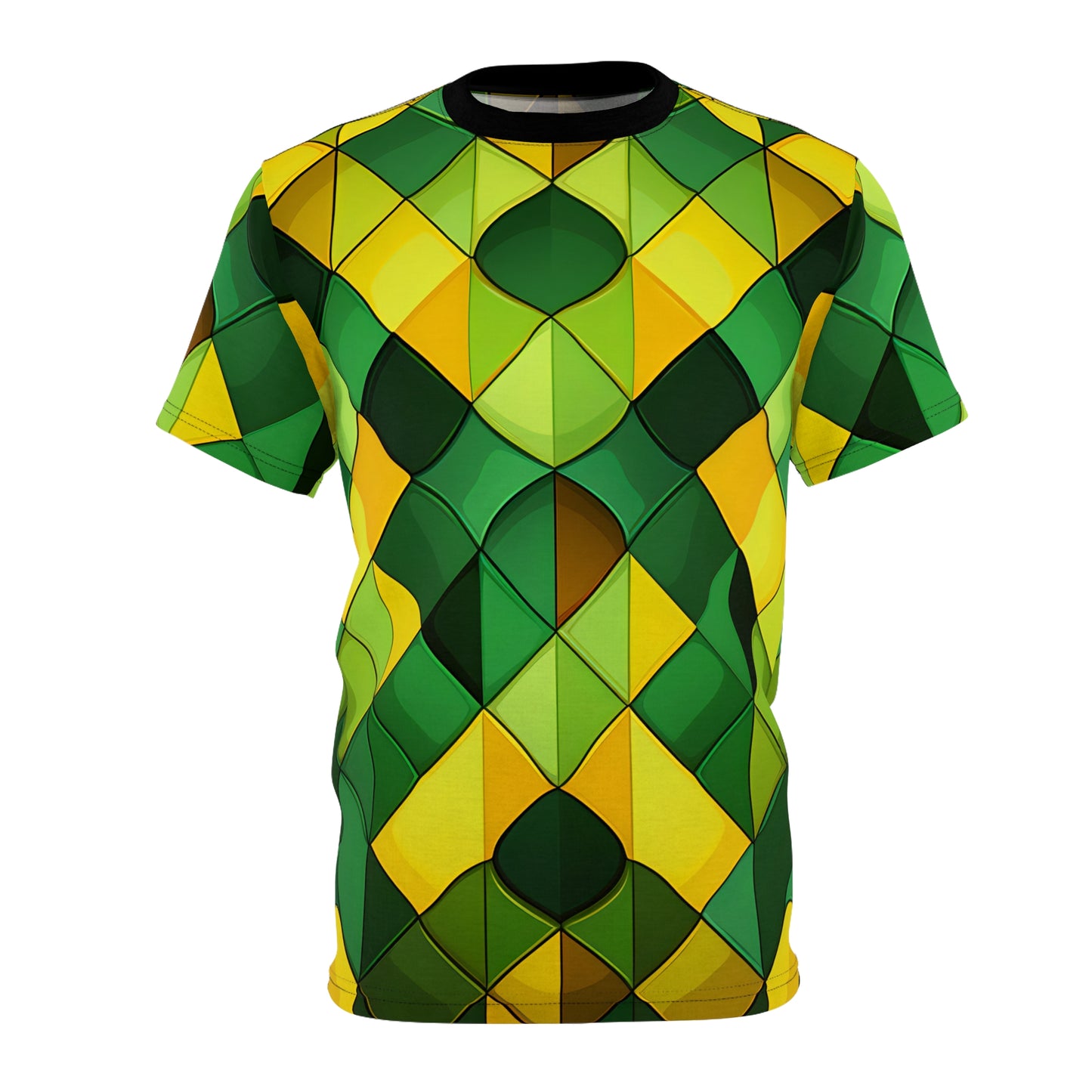 Yellow Green Mosaic T-Shirt