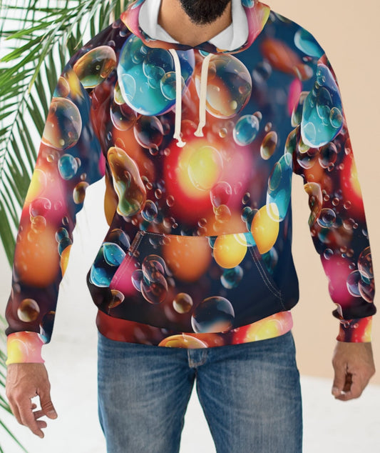 Bubbles And Lights In Universe Hoodie