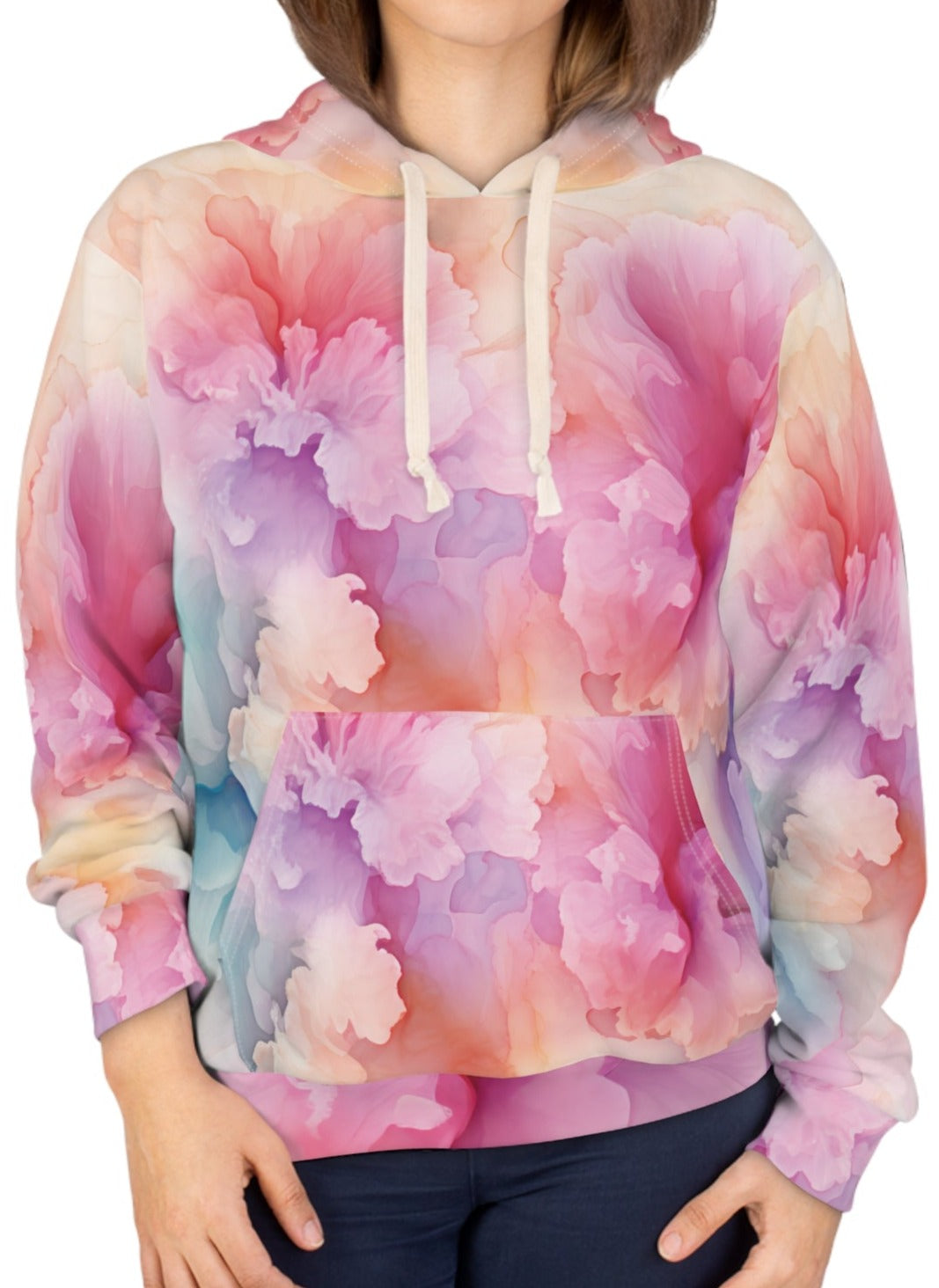 Soft Pastel Ink Shots Hoodie